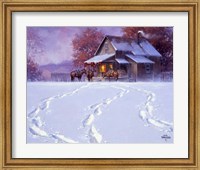 All Tracks Lead Home for the Holidays Fine Art Print