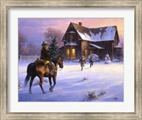 The Day Daddy Brought Home the Tree Fine Art Print