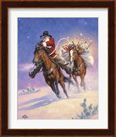 Santa's Big Ride Fine Art Print