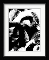 Onyx Swipe II Framed Print