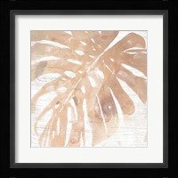 Neutral Palm Fossil I Framed Print