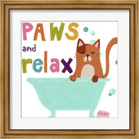 Cute Cat Bath II Fine Art Print