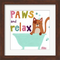 Cute Cat Bath II Fine Art Print