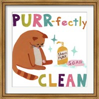 Cute Cat Bath III Fine Art Print
