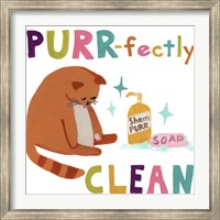 Cute Cat Bath III Fine Art Print