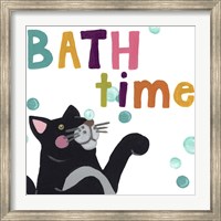 Cute Cat Bath IV Fine Art Print