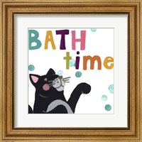 Cute Cat Bath IV Fine Art Print