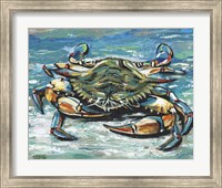 Blue Palette Crab I Fine Art Print