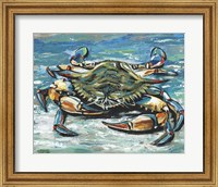 Blue Palette Crab I Fine Art Print