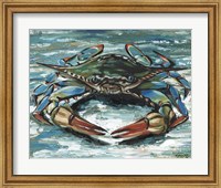 Blue Palette Crab II Fine Art Print