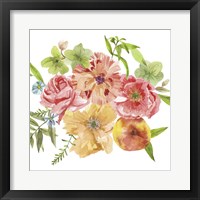 Just Peachy III Framed Print