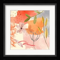 Flower Shimmer I Framed Print