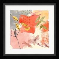 Flower Shimmer II Framed Print