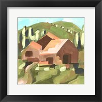 Harvest Valley I Framed Print