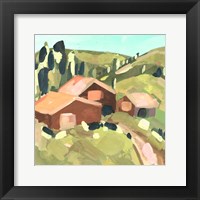 Harvest Valley II Framed Print