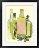 Olive Oil Set II Framed Print