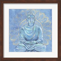 Buddha on Blue I Fine Art Print