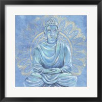 Buddha on Blue I Fine Art Print