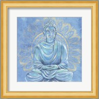 Buddha on Blue I Fine Art Print