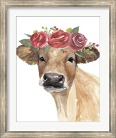 Flowered Cow II Fine Art Print