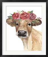 Flowered Cow II Fine Art Print