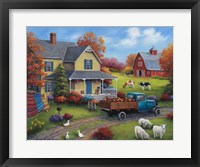 Harvest Time on the Farm Fine Art Print