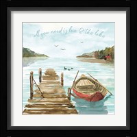 Lake Love II Framed Print