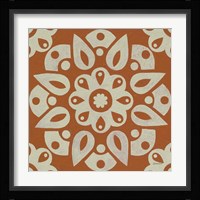 Terra Cotta Tile IV Framed Print