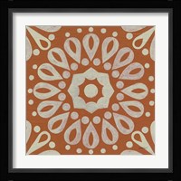 Terra Cotta Tile III Framed Print