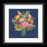 Love Letters XI No Banner Blue Framed Print