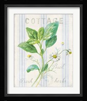 Floursack Herbs IV Framed Print
