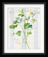 Floursack Herbs II Framed Print