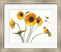 Sunny Flowers IV Light Fine Art Print