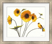 Sunny Flowers IV Light Fine Art Print