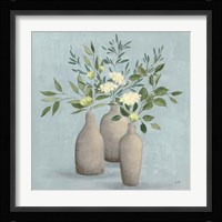 Natural Bouquet II Blue Fine Art Print