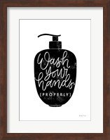 Wash Your Hands III Dispenser Fine Art Print
