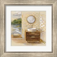 Spa by the Lake I Fine Art Print