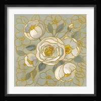 Sage Floral II Framed Print