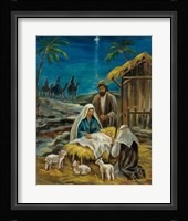 Nativity Scene Fine Art Print