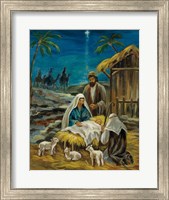 Nativity Scene Fine Art Print