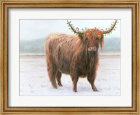 King of the Highland Fields Lights Crop Fine Art Print