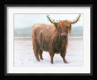 King of the Highland Fields Lights Crop Fine Art Print