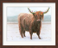 King of the Highland Fields Lights Crop Fine Art Print
