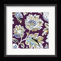 Ceylon Gardens V Plum Framed Print