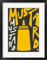 Kitchen Mustard Framed Print