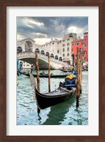 Gondola Rialto Bridge #1 Fine Art Print