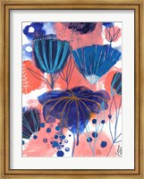 Blumen Blues Fine Art Print
