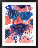 Blumen Blues Fine Art Print