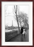 Paris In The Rain I Love Fine Art Print