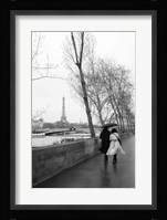Paris In The Rain I Love Fine Art Print